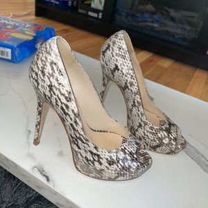 Jimmy Choo crown python heels